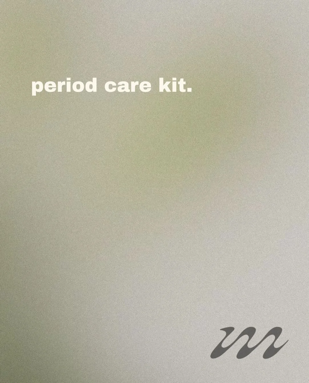 I once attended a meeting organised by the public health system for women with chronic pelvic pain.

During this, they talked about having a period care kit at the ready. As in, all items necessary to make your bleed more comfortable and enjoyable lo