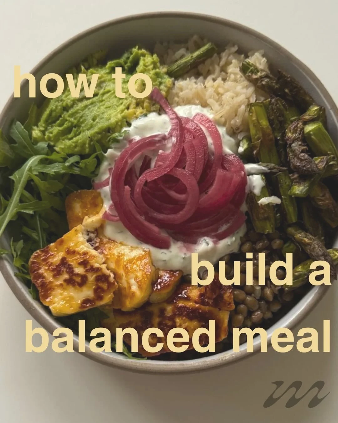 If making a balanced meal seems overwhelming or confusing, you&rsquo;ve come to the right place 

Here are the very basics of building a meal. 

First. We have our complex carbs - the foundation of our meal that sets the scene. Think of this as the b