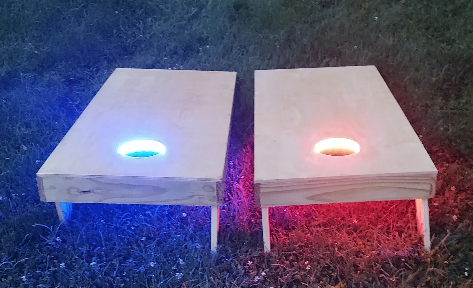 Glowing Cornhole Game