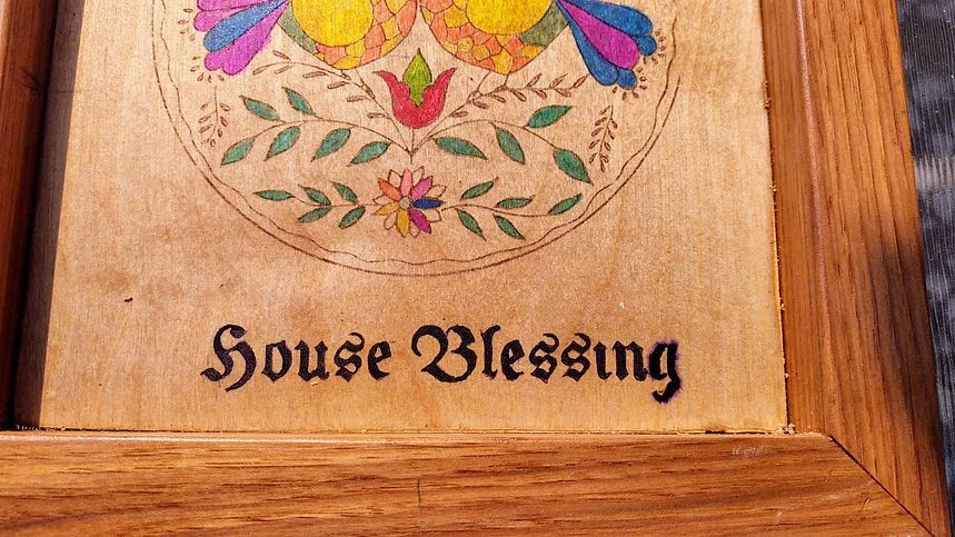 House Blessing Wall Plaque