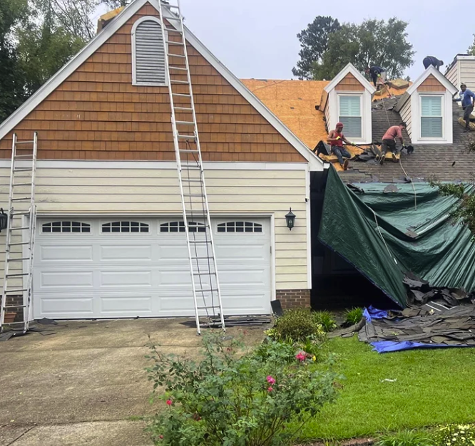 In process asphalt shingle tear off