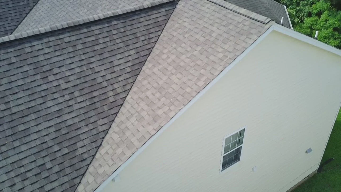 Completed new roof installation