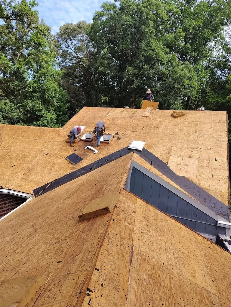 Full Roof Replacement In-Progress in Clayton, NC by Kyle McLean Roofing and Repair