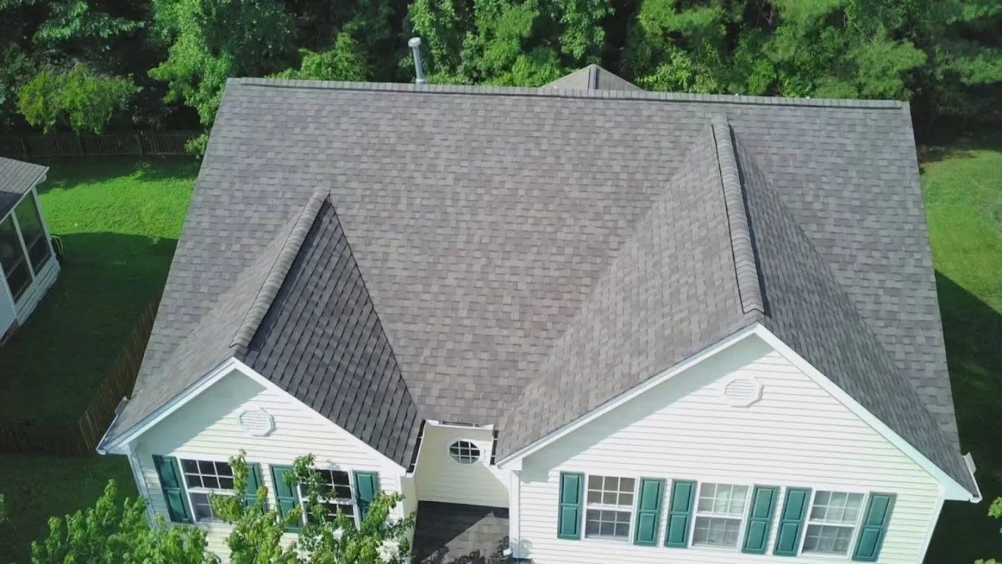 Completed roof replacement