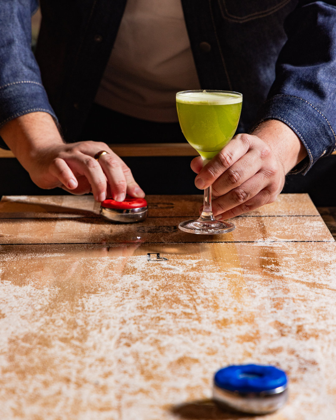 Keep your eyes on the prize. Elevate your game with the Garden City cocktail.