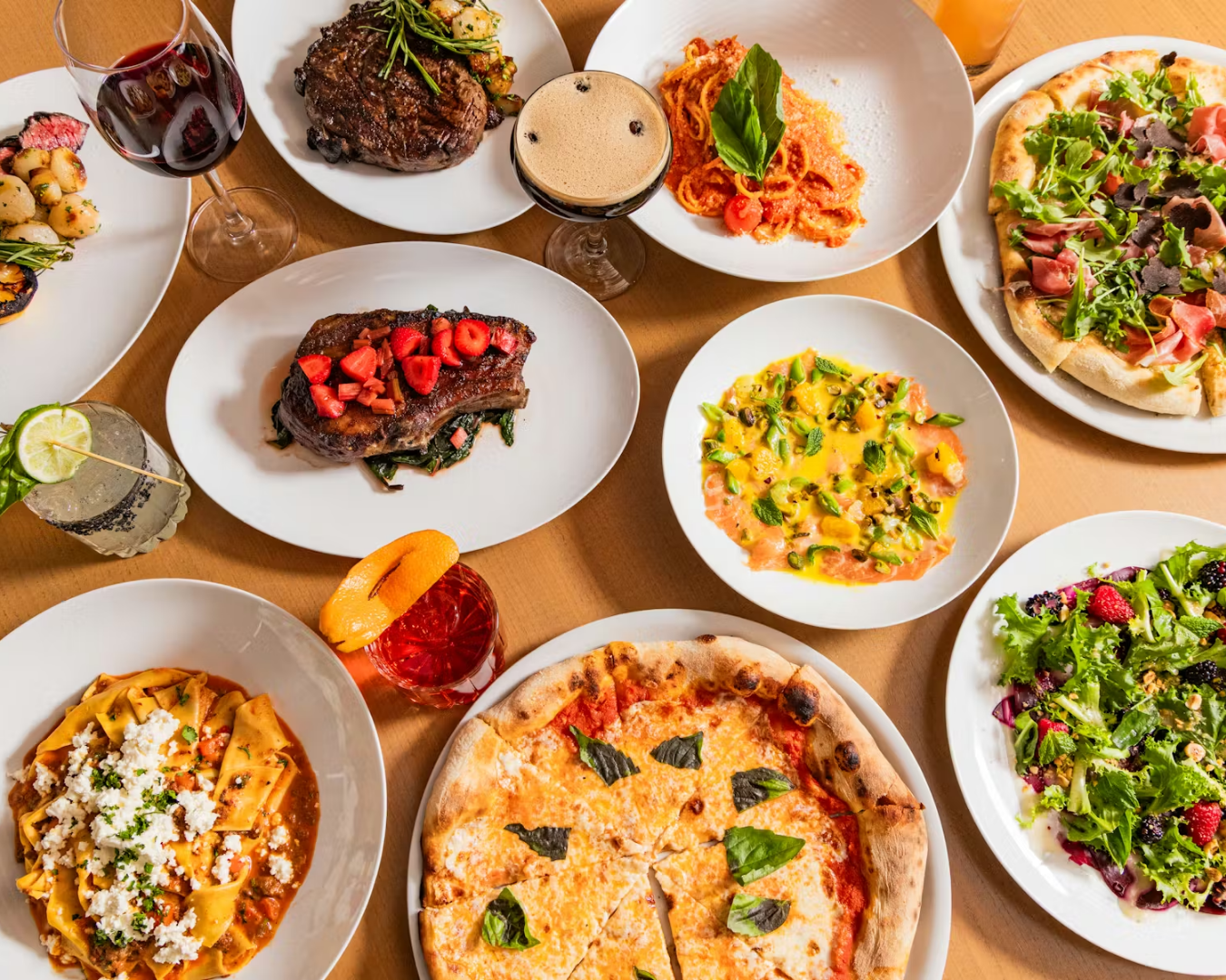 Rooftop views + 3 courses of signature Italian classics for $45? Say less. 🍕🥂

We’re bringing a fresh perspective to our very first Downtown Dining Week for just one more night! Grab your crew and head upstairs for the ultimate dinner deal.
🔗 Clic