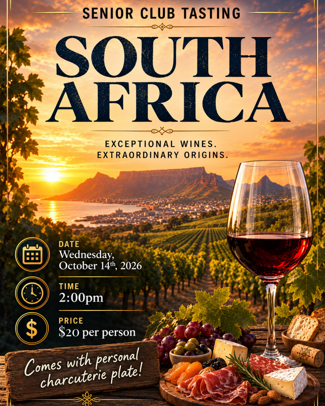 Senior’s Wine Tasting