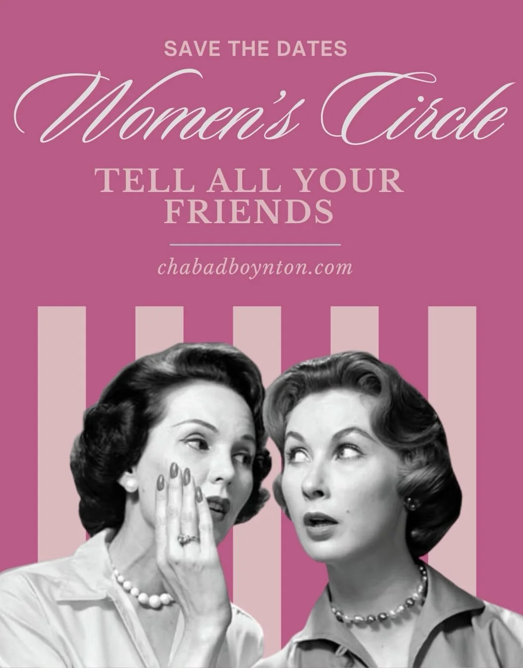 ✨ THE WAIT IS OVER ✨

We&rsquo;ve been keeping something exciting under wraps&hellip; and it&rsquo;s finally time to reveal what&rsquo;s coming to Women&rsquo;s Circle! 👀

A year of beautiful evenings, fun experiences, meaningful connection, and ple