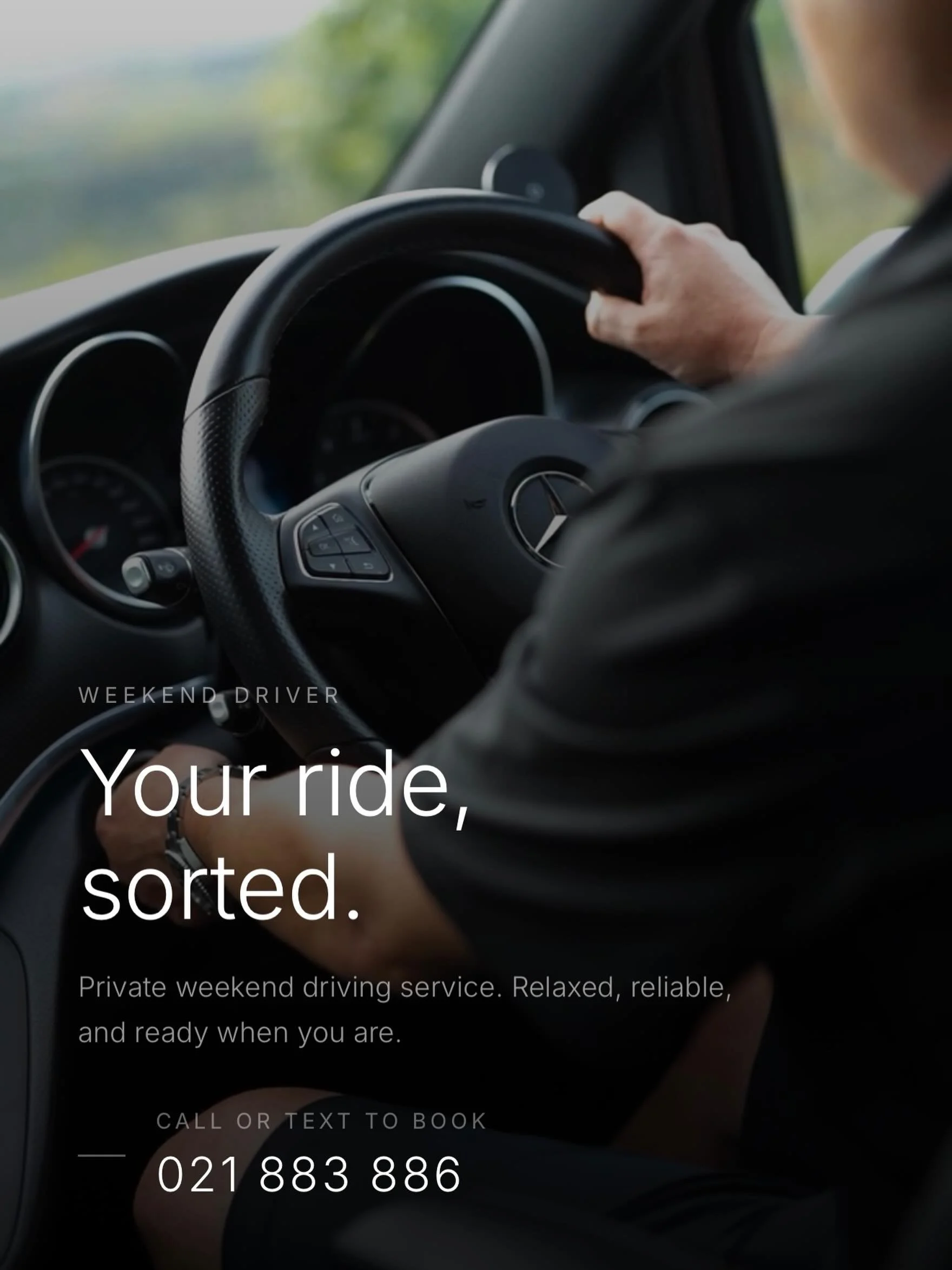 The most reliable driving service in Matakana &amp; Omaha.