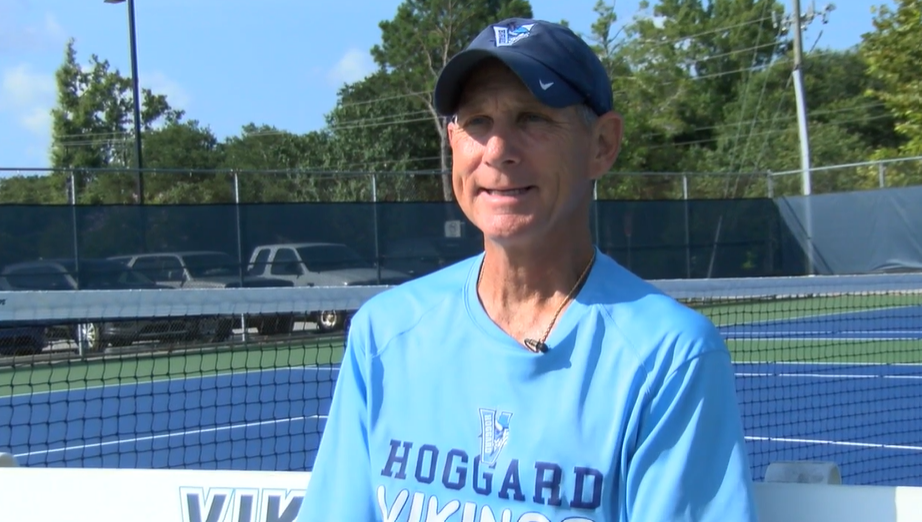 Michael J. Bowen as a tennis coach for a High School team.
