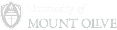 University of Mount Olive logo with shield and text