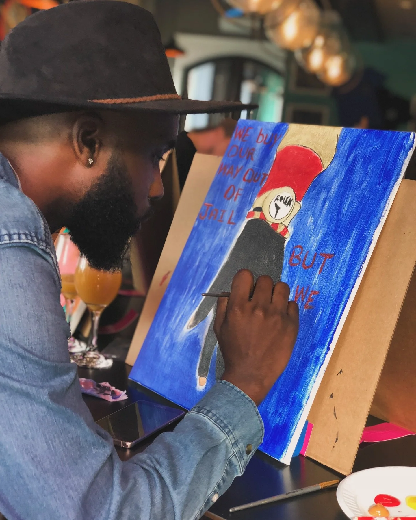 Ladies we have images for the fellas as well. Don&rsquo;t leave him out. Our trap and paint party is coming up next weekend. We will be at @notes_htx to party. #trapandpaint #thingstodoinhouston #stufftodohouston #houston #paintparty