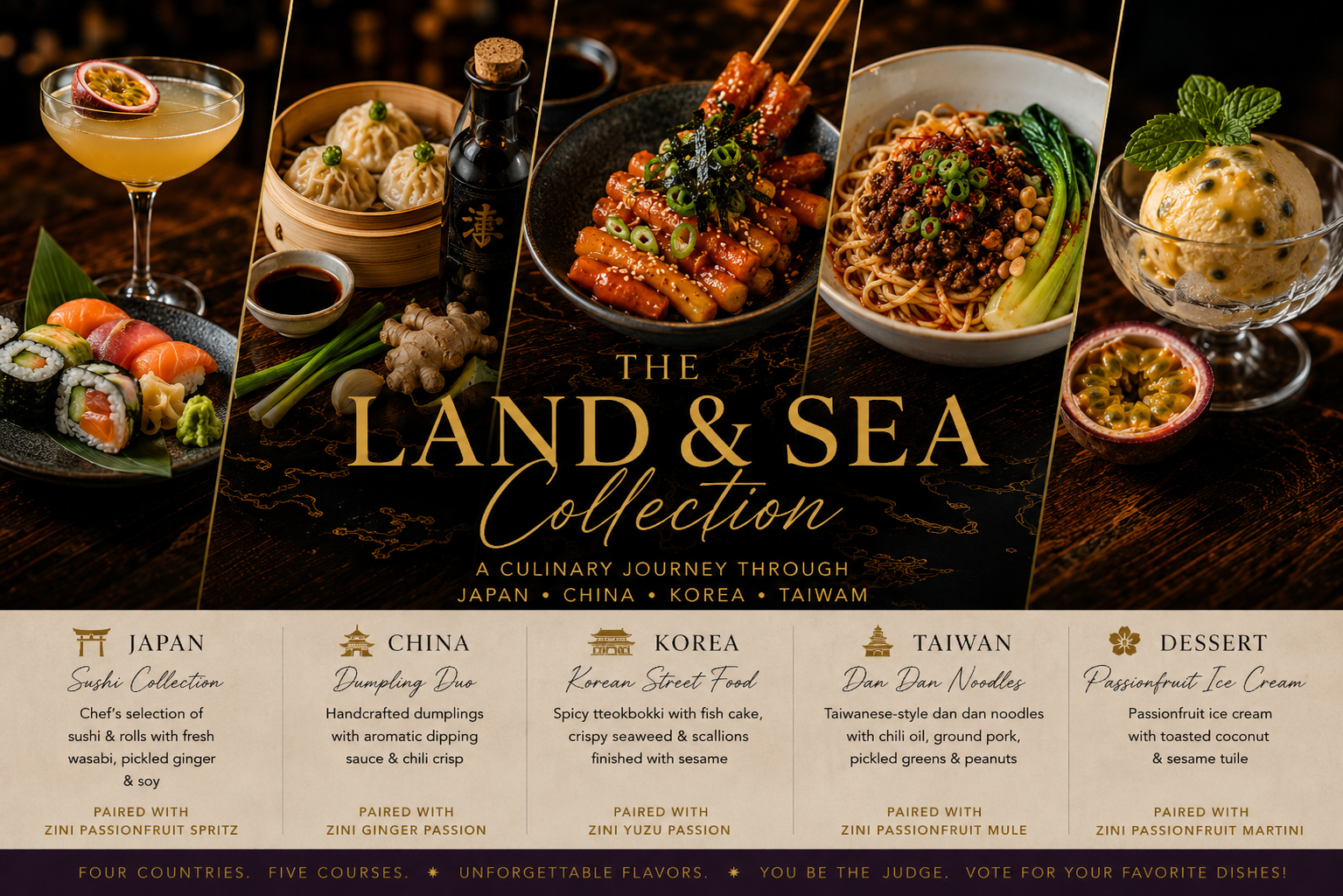 Land & Sea Dinner Sept 10th 5PM