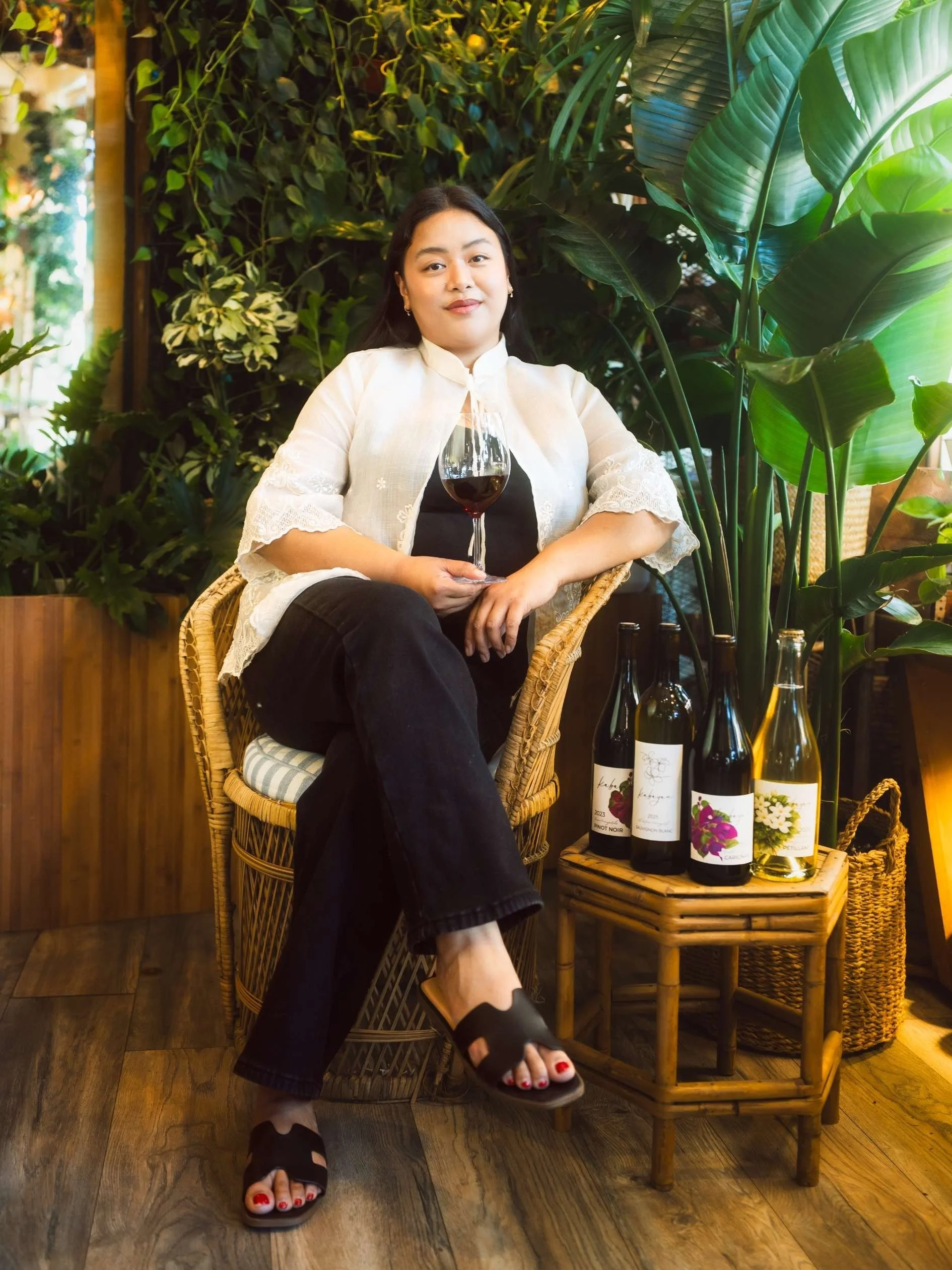 Justine Osilla Winemaker of Kabayan Wines