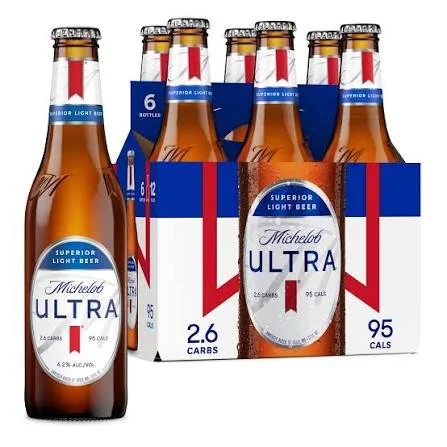 Michelob Ultra 6 pk bottles