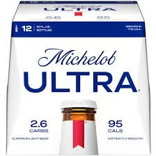 Michelob Ultra 12 pk bottles