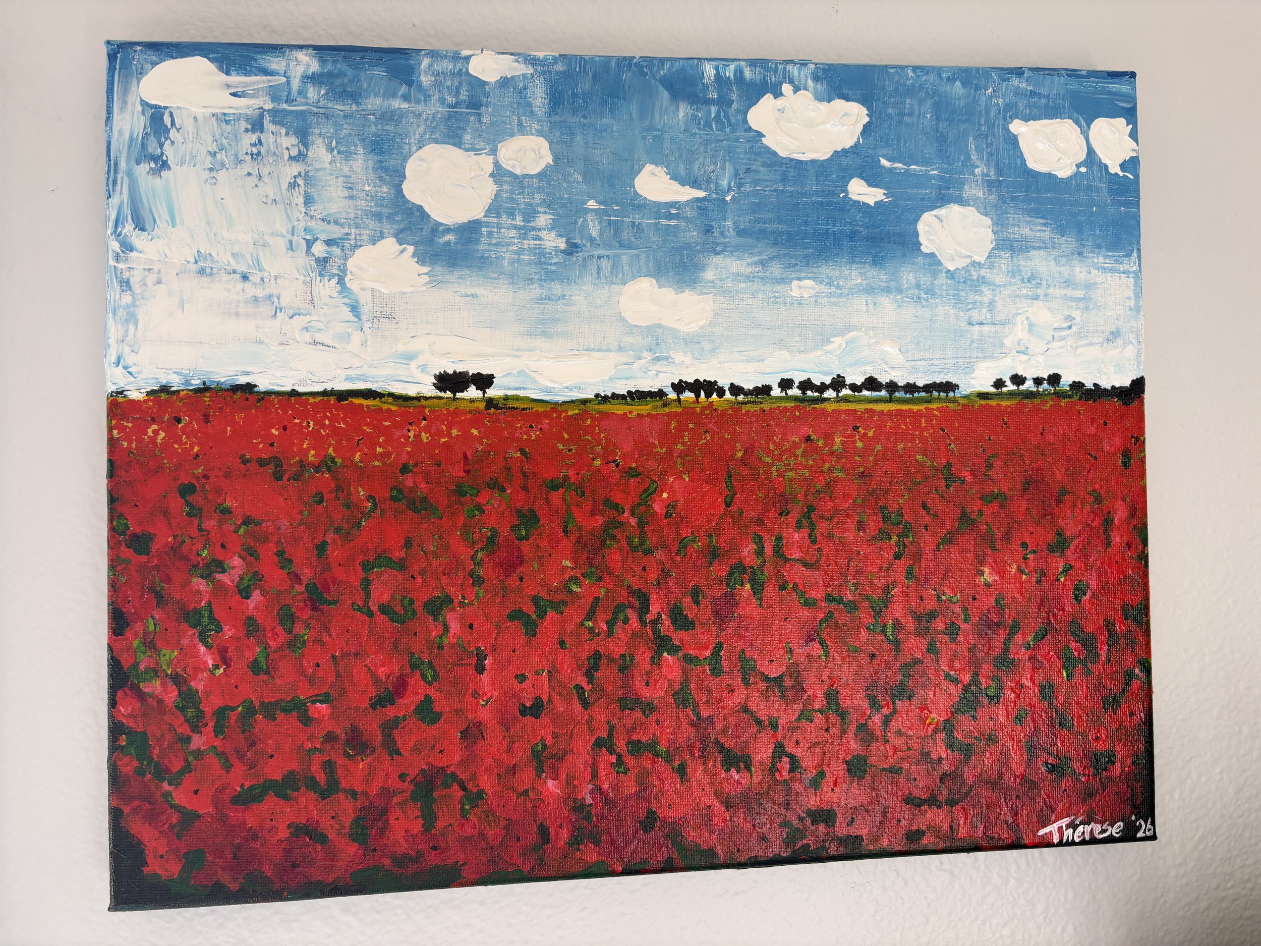 "Poppy Field in France"