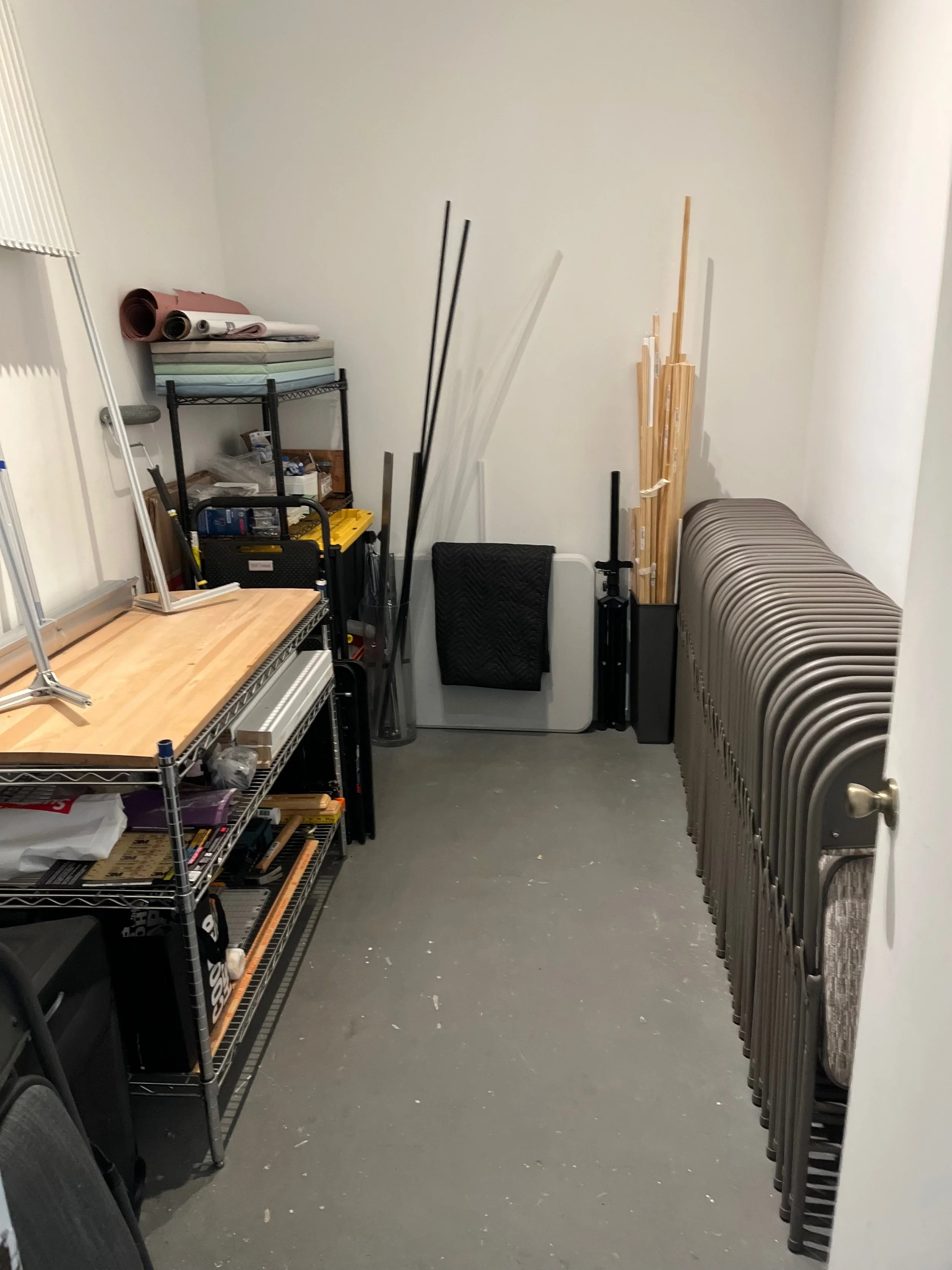 Art Gallery closet - after