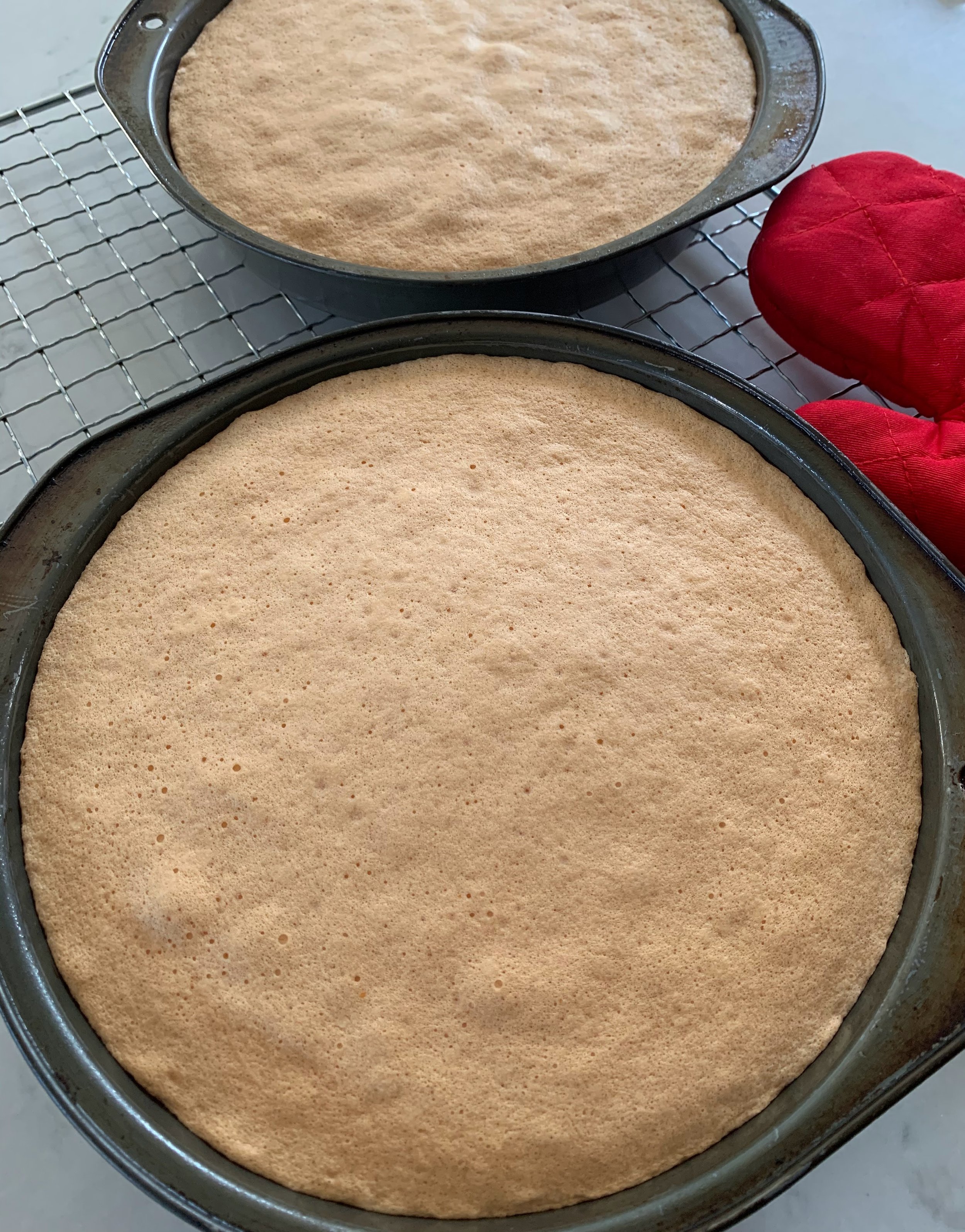 Freshly Baked Gluten Free Vanilla Sponge