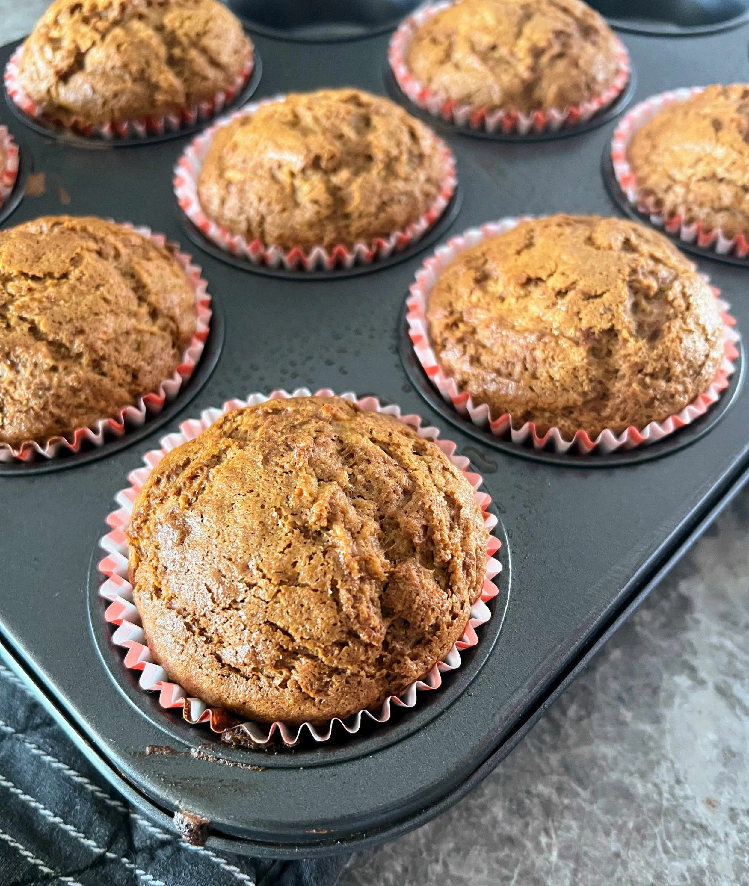 Gluten-Free Banana Muffins Baking