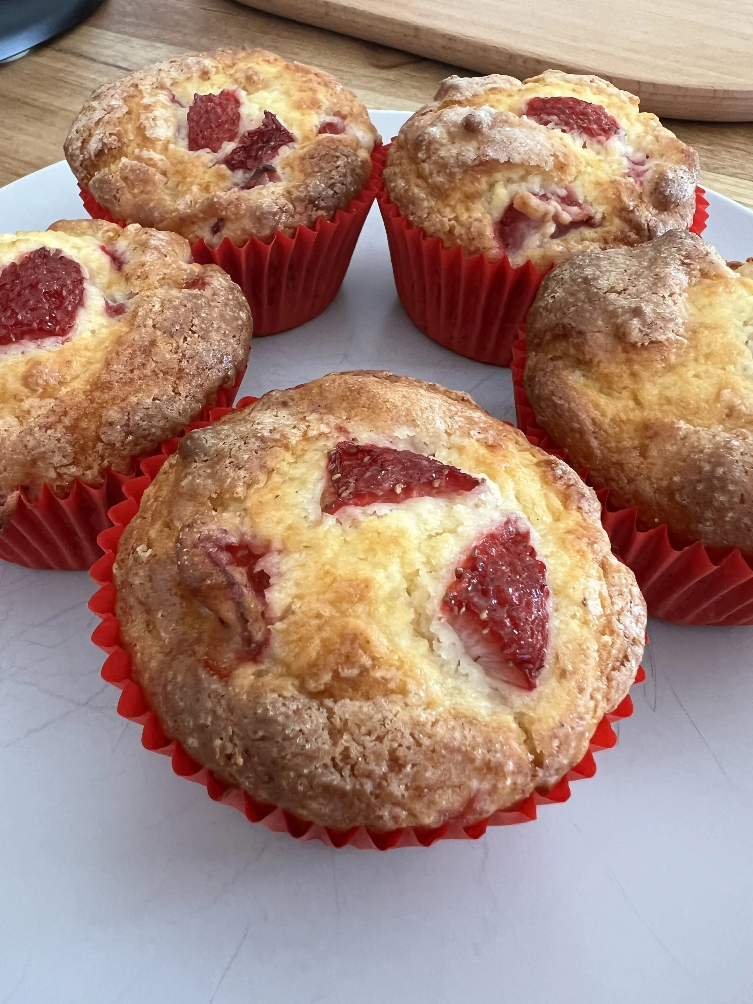 Gluten-Free Strawberry Muffins