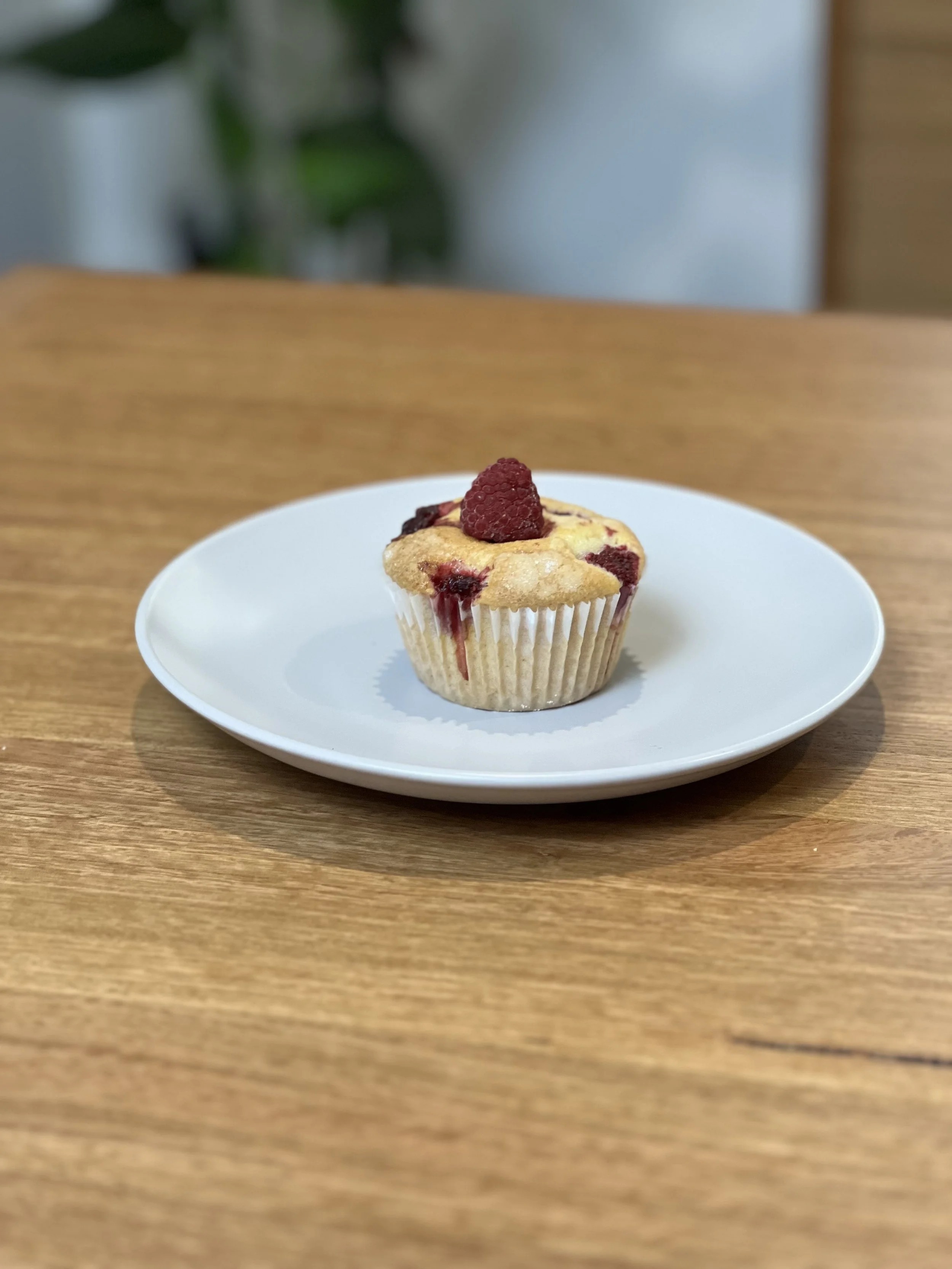 Gluten-Free Raspberry Muffins