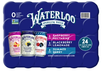 Waterloo Sparkling Water Variety Pack 12 fl. oz., 24 pk