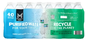 Member's Mark Purified Water 16.9 fl. oz., 40 pk.