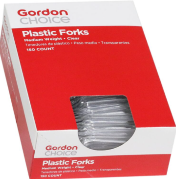 Plastic Forks Clear, 150 ct.