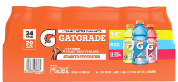 Gatorade Sports Drinks Variety Pack, 20 fl. oz., 24 pk.