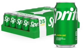 Sprite Lemon Lime Soda Soft Drinks, 12 fl oz., 35 pk.