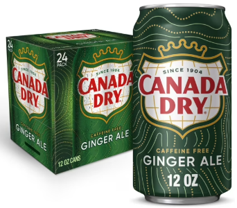 Canada Dry Ginger Ale Soda 12 fl. oz., 24 pk.