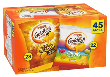 Pepperidge Farm Variety Pack Goldfish, 0.9 oz., 45 pk.