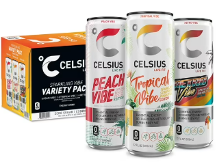 Celsius Live Fit Sparkling Vibe Variety Pack 12 fl. oz., 18 pk.