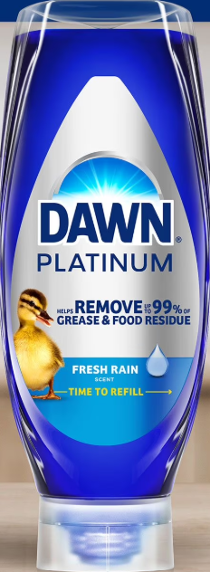 Dawn Platinum EZ- Squeeze Liquid Dish Soap,  3pk