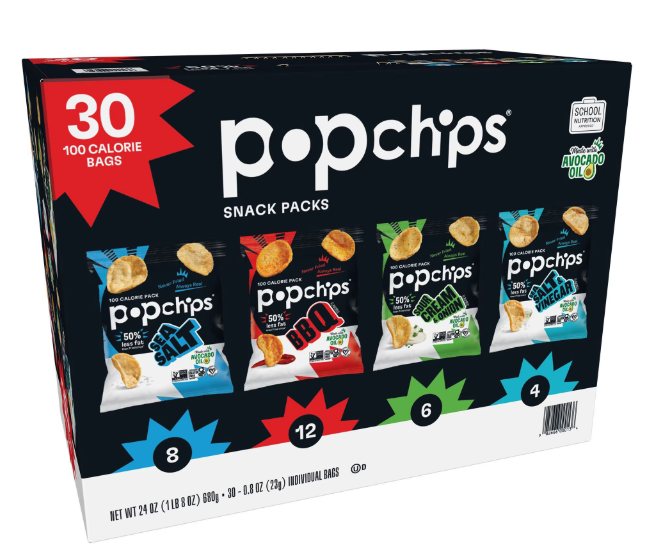 PopCorners Variety Pack Chips, 1 oz, 28 ct.