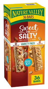 Nature Valley Sweet and Salty Nut Almond Granola Bars, 36 ct.