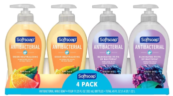 Softsoap Antibacterial Liquid Hand Soap, 11.25 fl. oz., 4 pk.