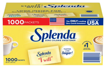 Splenda Zero Calorie Sweetener Packets, 1,000 ct.