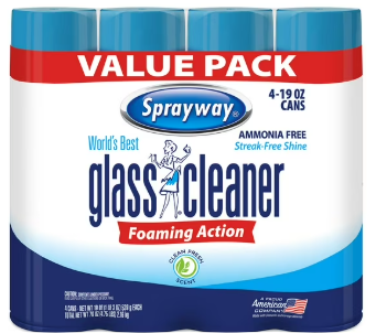 Sprayway Glass Cleaner, 19 oz.