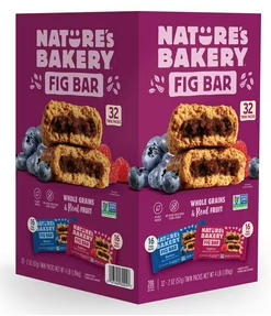 Nature's Bakery Fig Bars, Variety Pack, 2 oz., 32 ct.