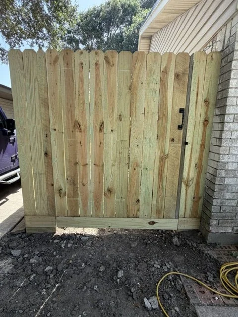 A newly installed Residential Privacy