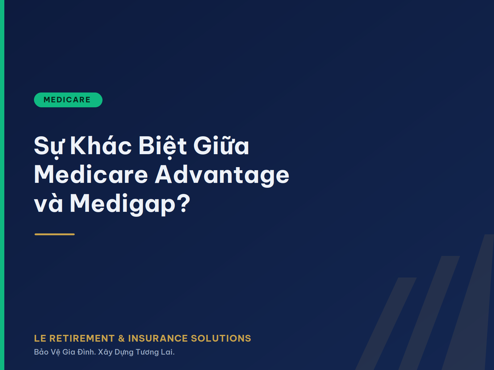 What's the Difference Between Medicare Advantage and Medigap? ||| Sự Khác Biệt Giữa Medicare Advantage và Medigap?