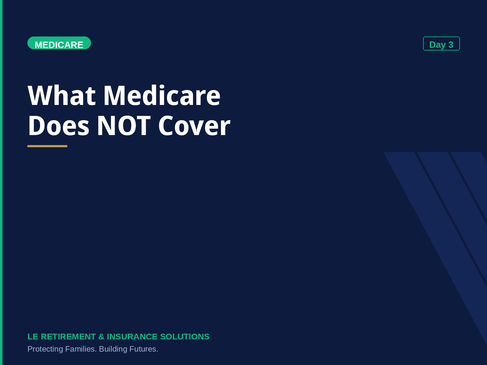 What Medicare Does NOT Cover ||| Medicare Không Chi Trả Những Gì?