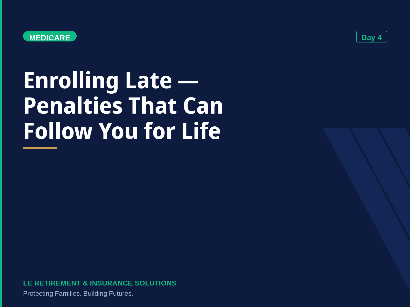 Enrolling Late — Penalties That Can Follow You for Life ||| Đăng Ký Medicare Trễ — Có Thể Bị Phạt Lâu Dài
