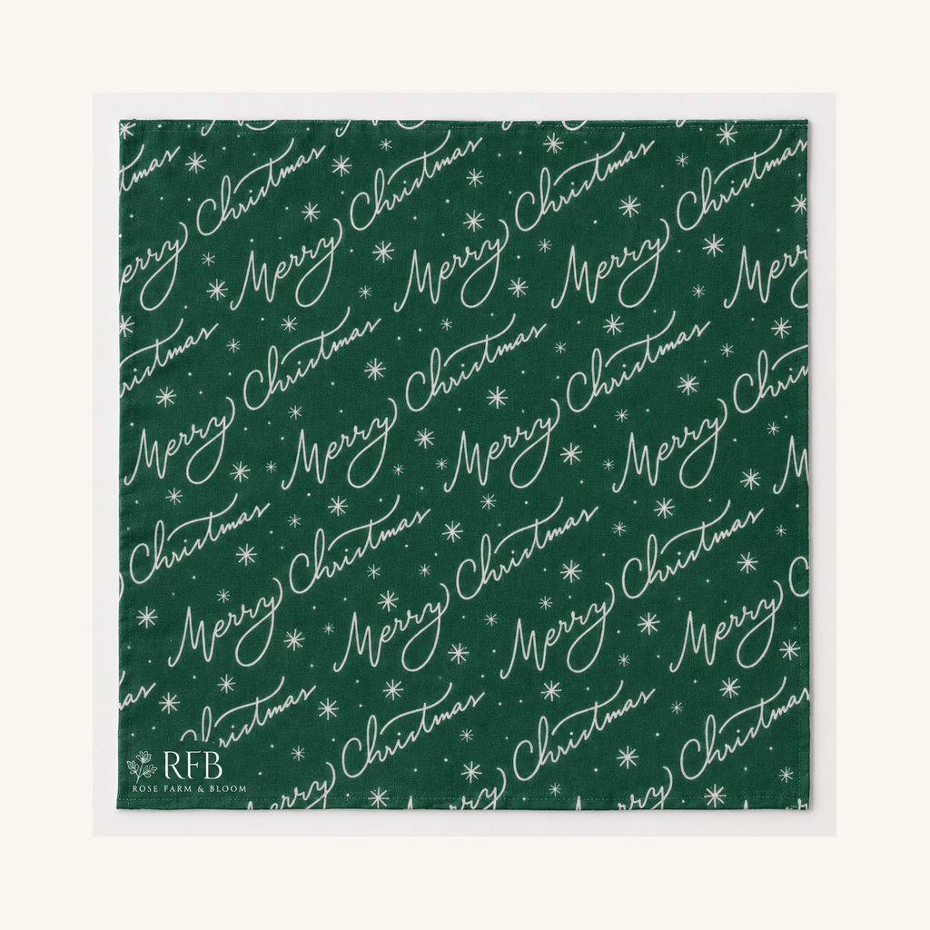Merry Christmas Cotton Fabric - fabric shown for sale by the yard