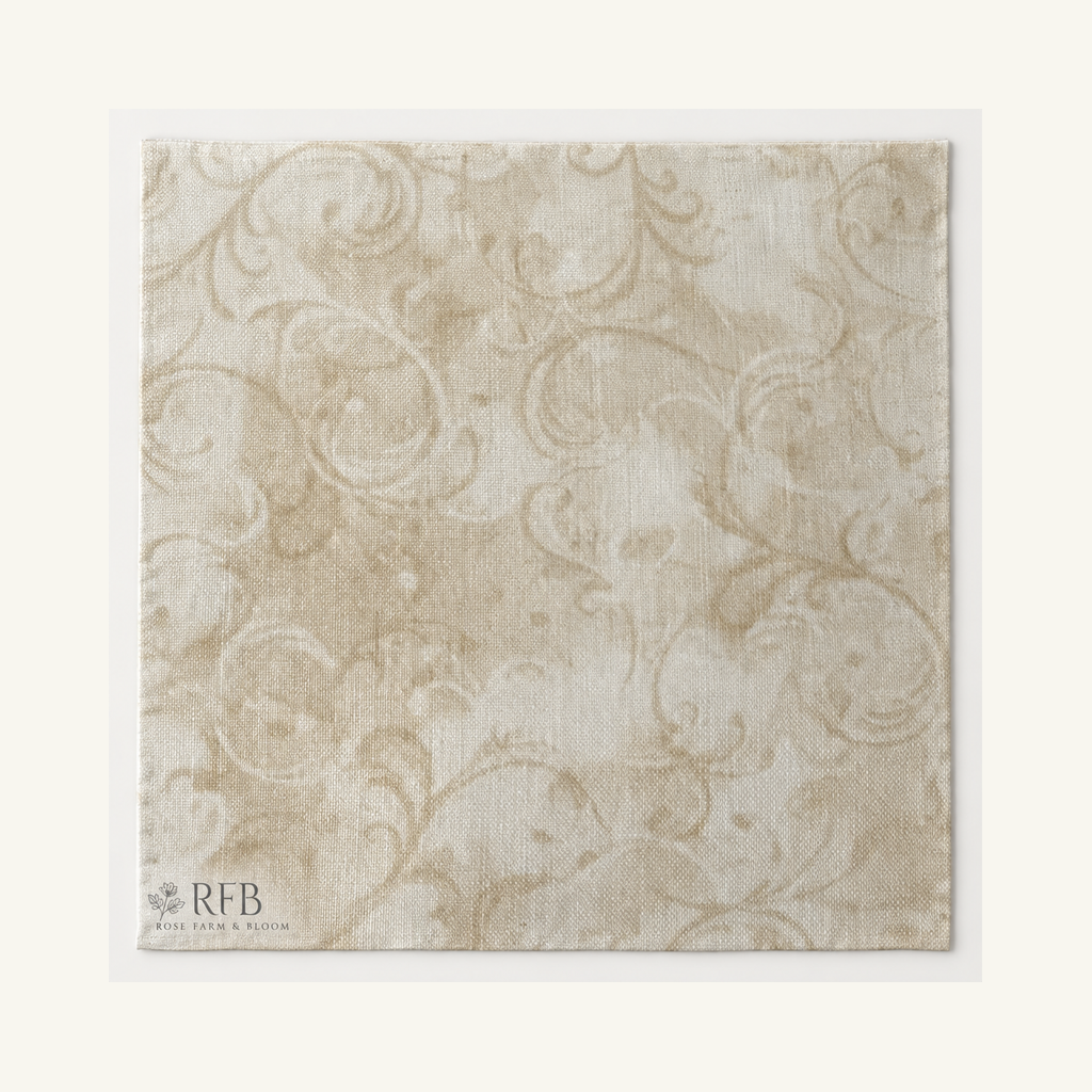 Cotton 100% 45" MK Elegance Cream - fabric shown for sale by the yard