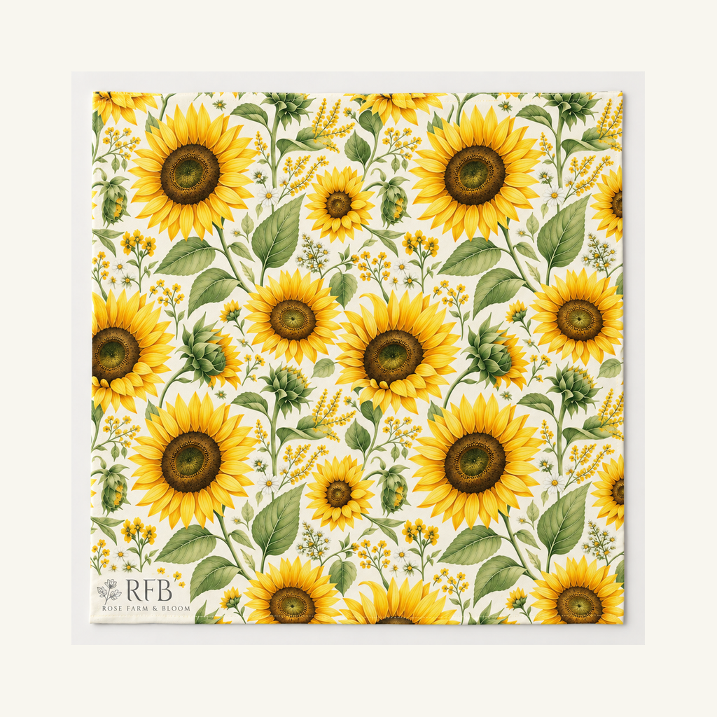 Sunflower Day - fabric shown for sale by the yard