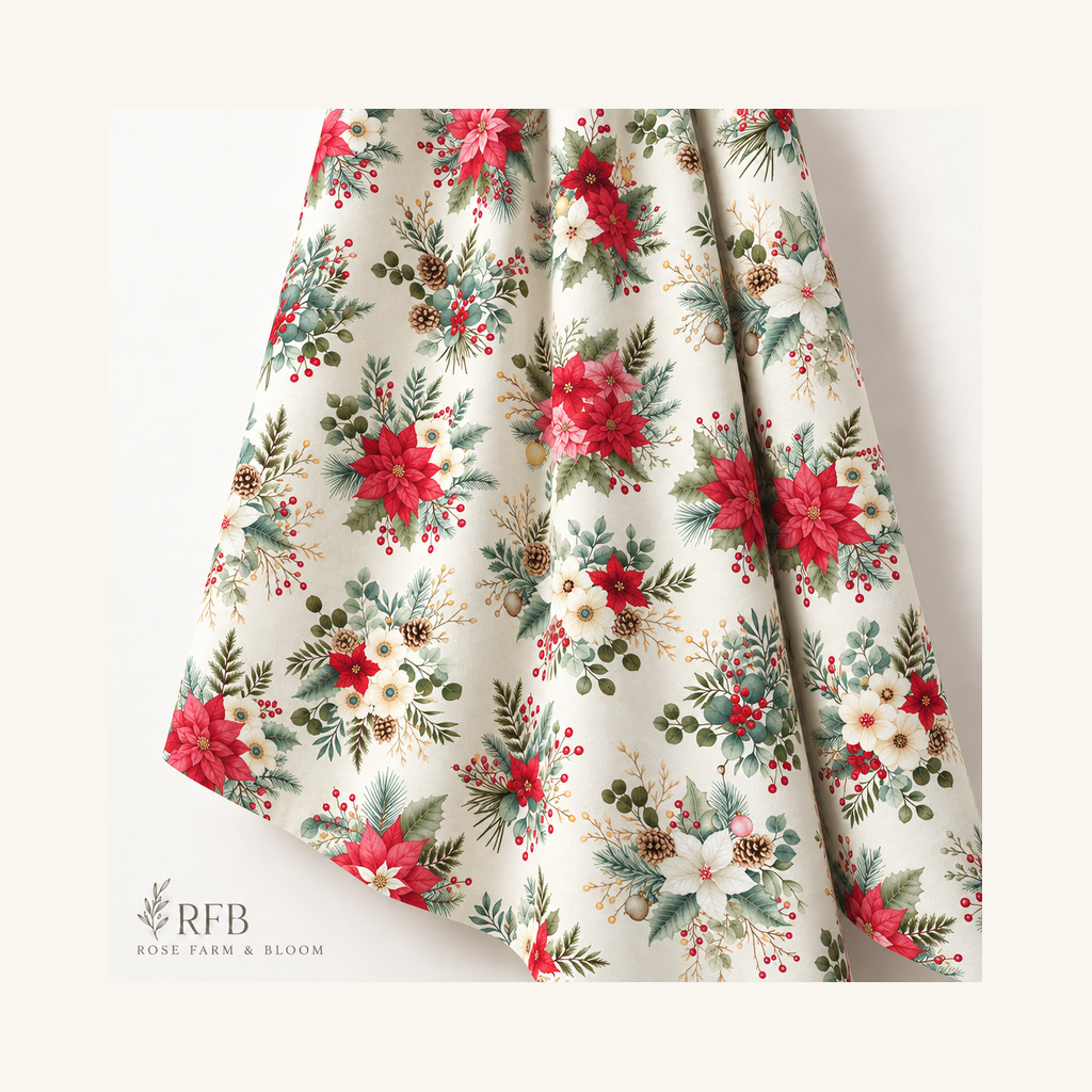 Sweet Christmas Memories - folded fabric