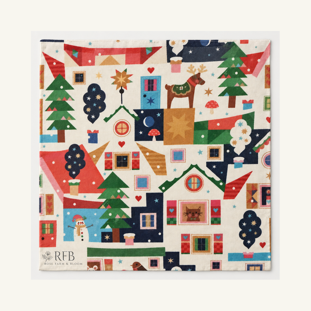 Home for Christmas - fabric shown for sale by the yard